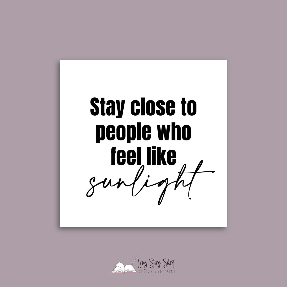 Life is tough so are you Vinyl Label Pack (Black, White, Foil options)