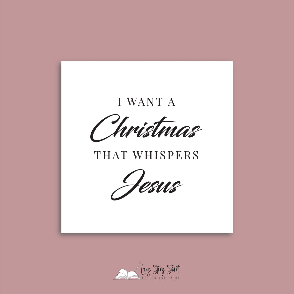 Jesus is the reason Vinyl Label Pack (Black, White, Foil options)