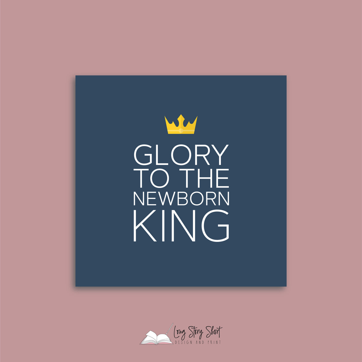 Glory to the newborn king Vinyl Label Pack