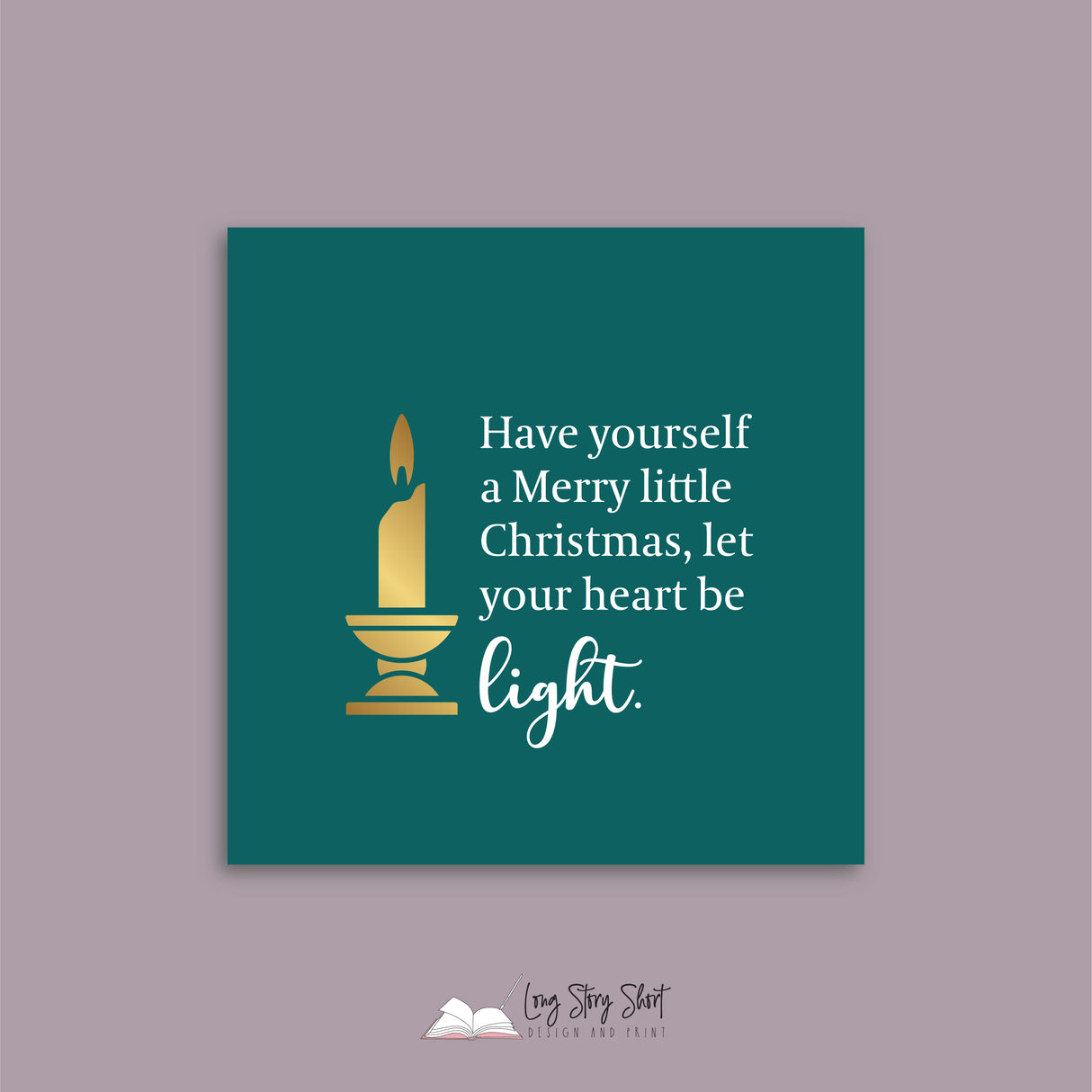 Have yourself a merry little christmas Vinyl Label Pack Square Matte/Gloss