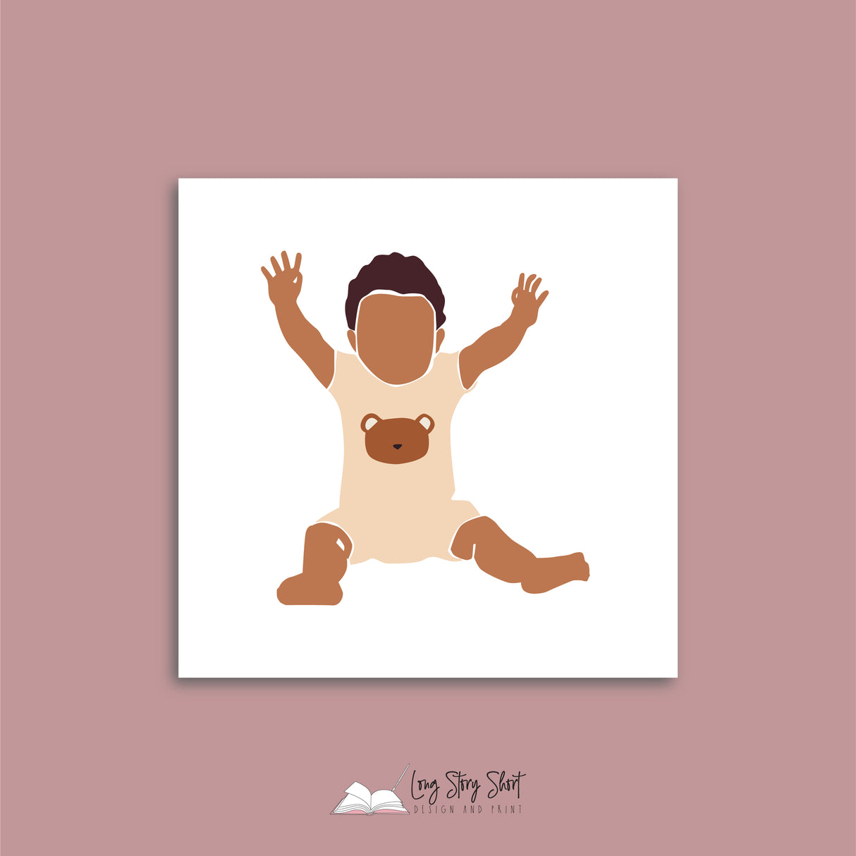 Babies Pack Three Vinyl Label Pack