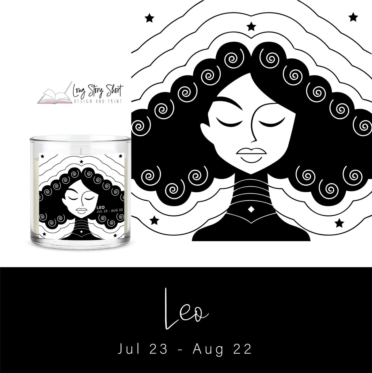 The Zodiac Girl Black Edition Vinyl Label Pack Foil