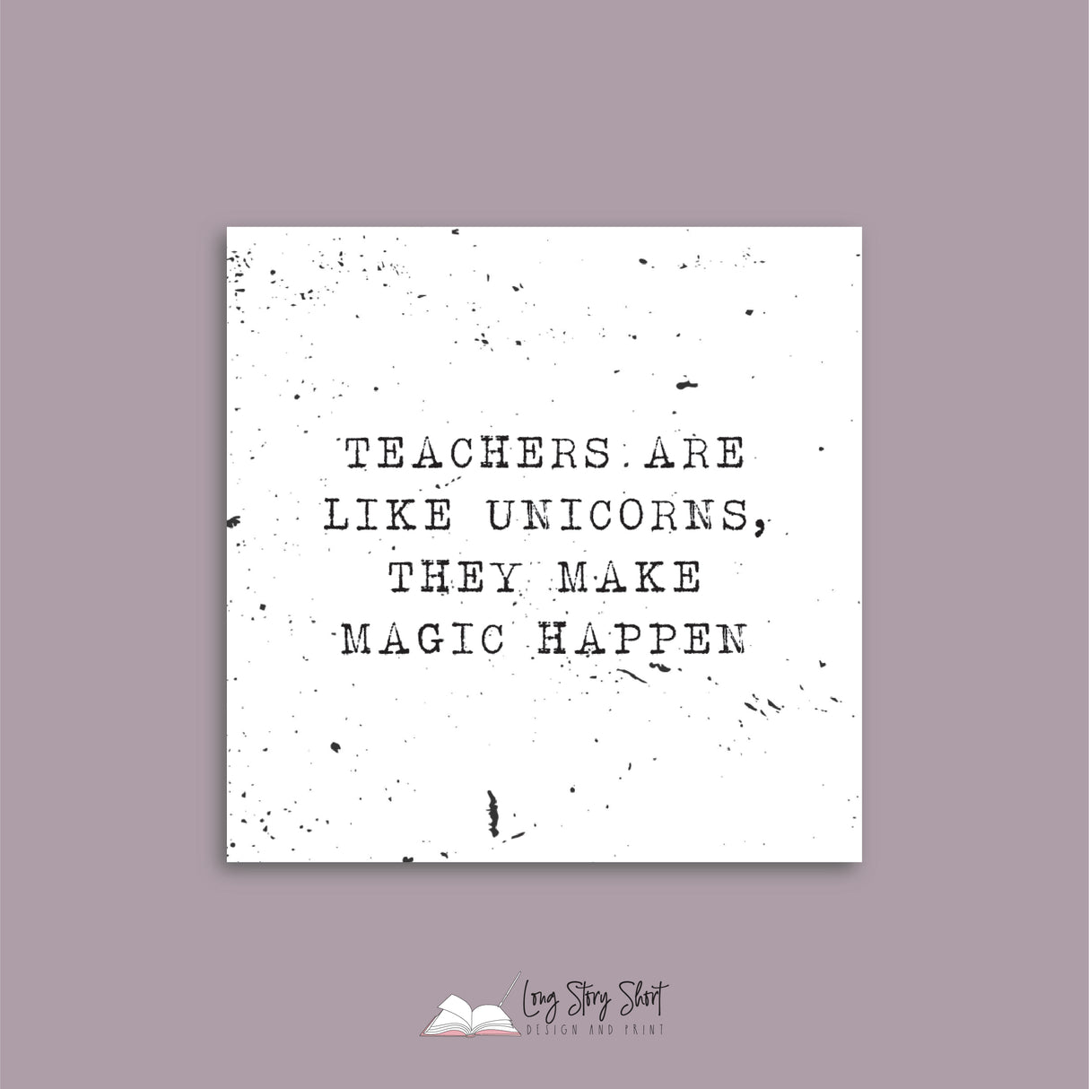 Real heros don't wear capes they teach Vinyl square teacher vinyl Label Pack Matte/Gloss