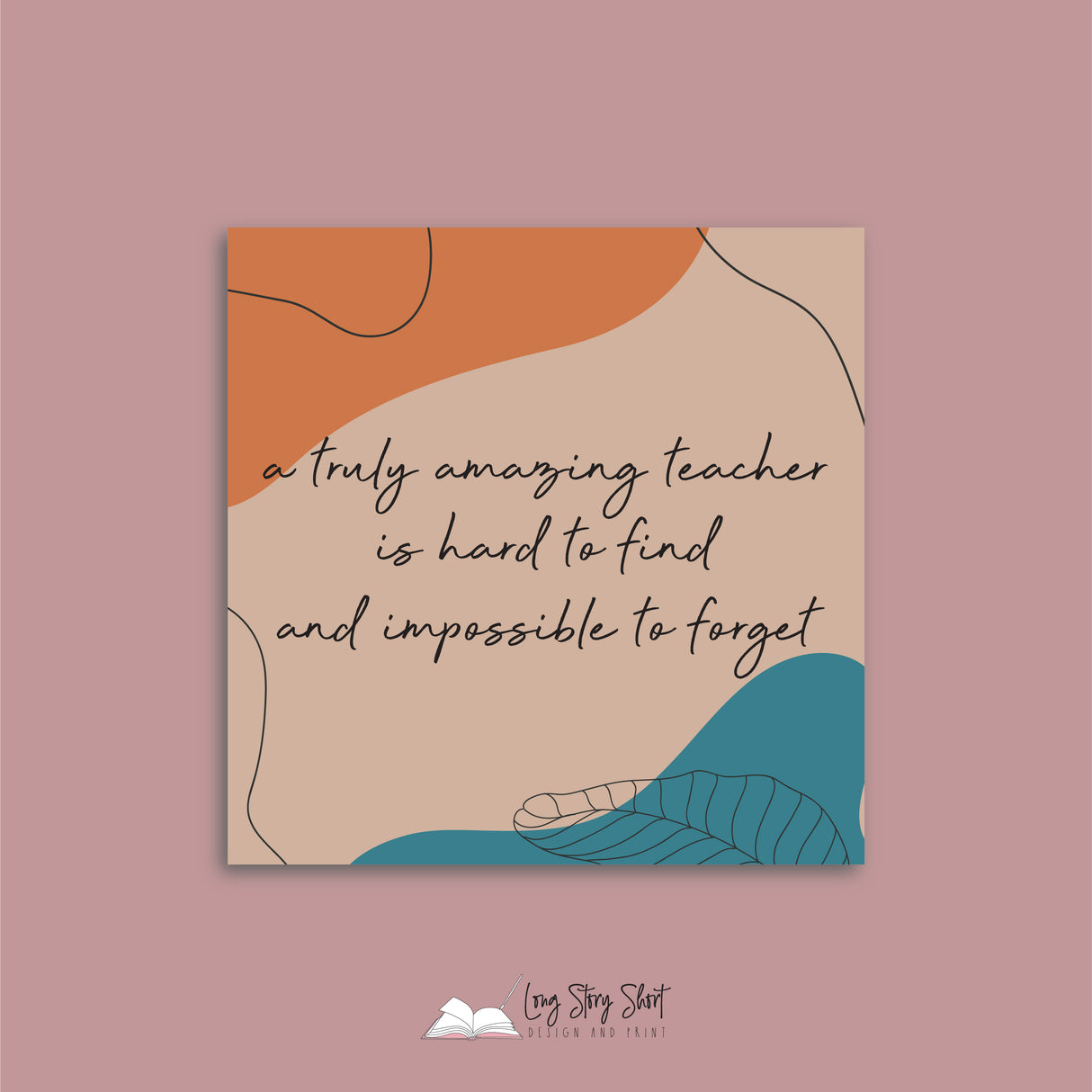 A truly amazing teacher Square Vinyl Label Pack Matte/Gloss