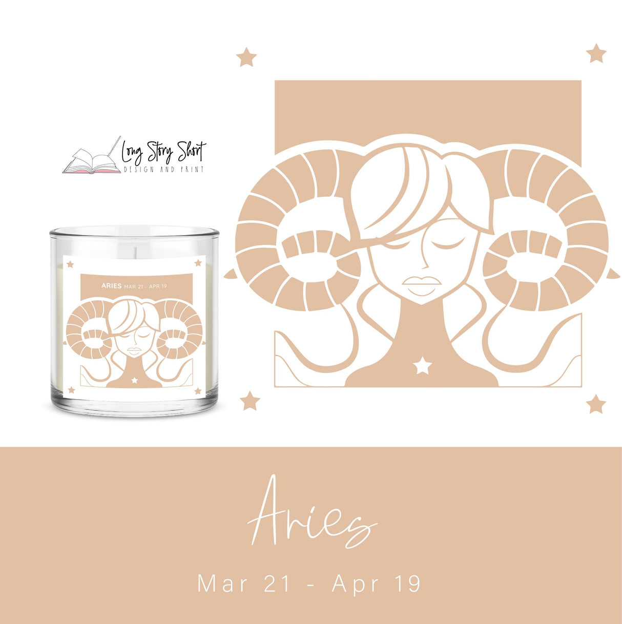 The Zodiac Girl Pastel Edition Vinyl Label Pack Matte/Gloss/Clear