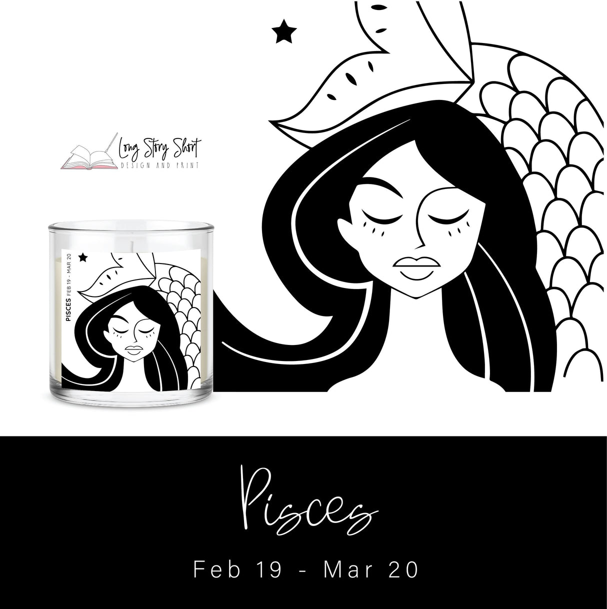 The Zodiac Girl Black Edition Vinyl Label Pack Foil