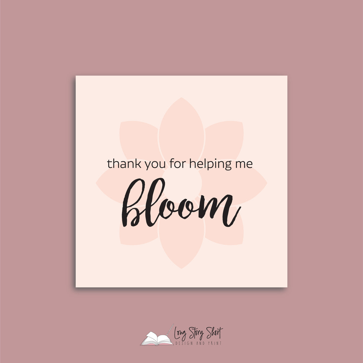 Thanks for being such a sweet teacher Square Vinyl Label Pack Matte/Gloss