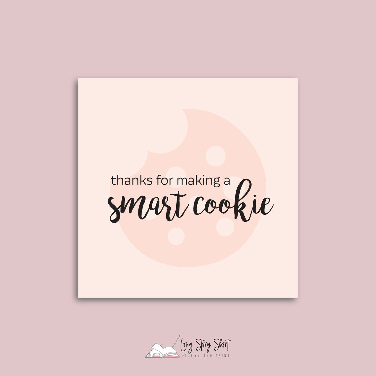 Thanks for being such a sweet teacher Square Vinyl Label Pack Matte/Gloss