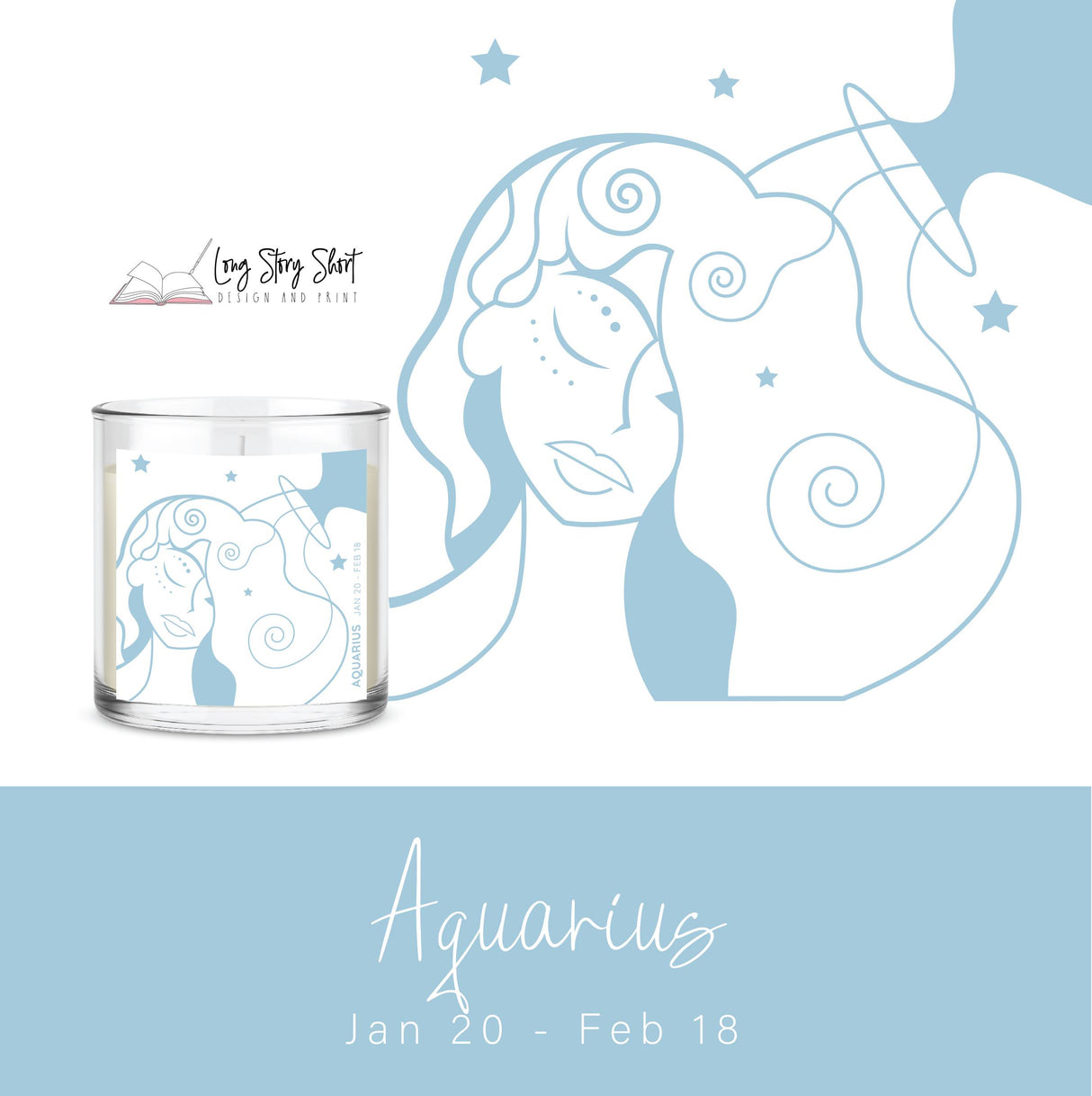 The Zodiac Girl Pastel Edition Vinyl Label Pack Matte/Gloss/Clear