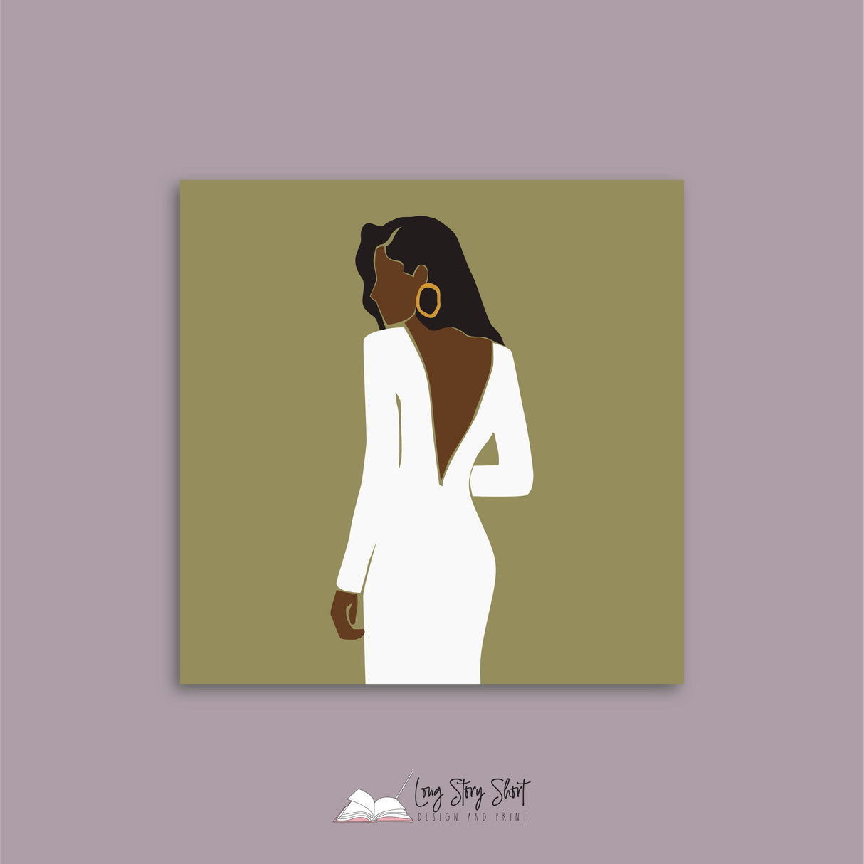 Abstract Lady Boss Pack One Vinyl Label Pack