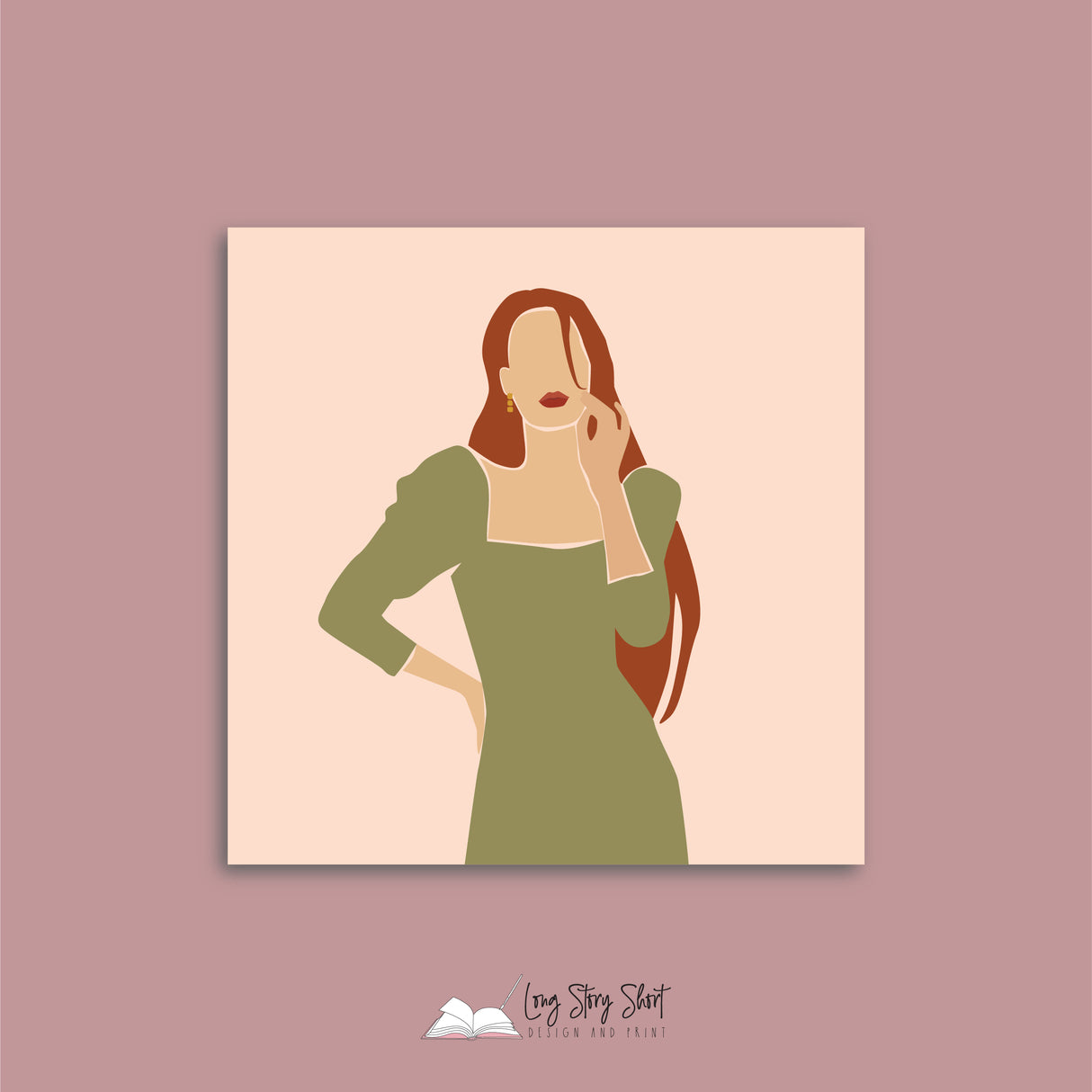 Abstract Lady Boss Pack One Vinyl Label Pack