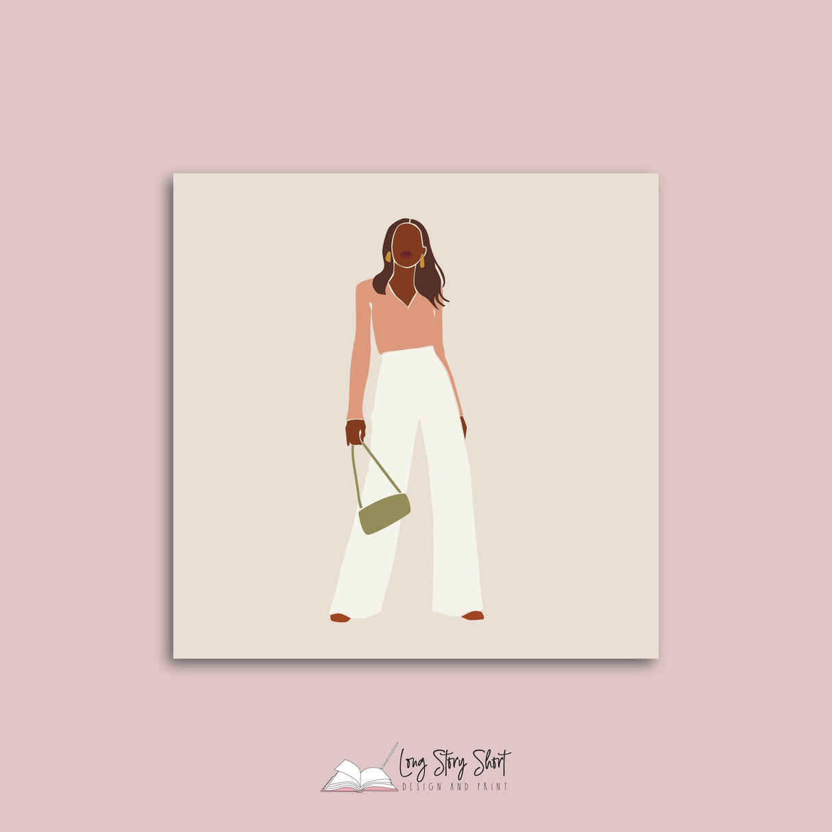 Abstract Lady Boss Pack One Vinyl Label Pack