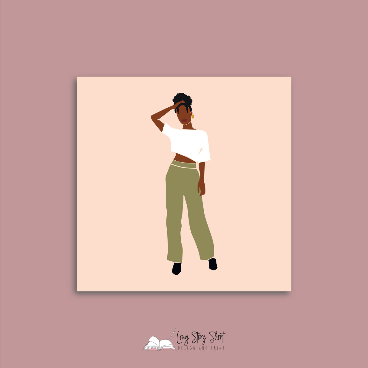 Abstract Lady Boss Pack Three Vinyl Label Pack