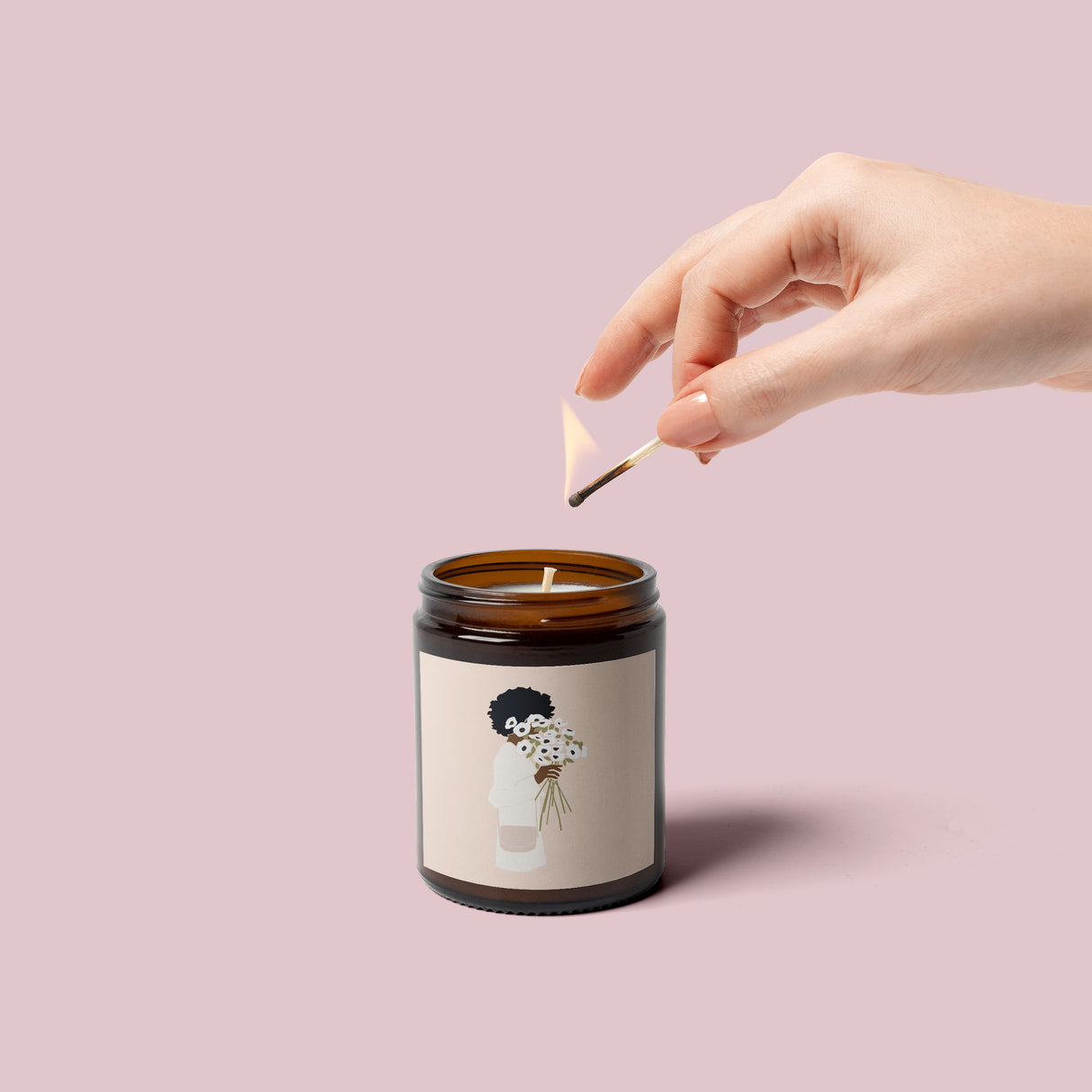 Abstract Lady Boss Pack Five Vinyl Label Pack