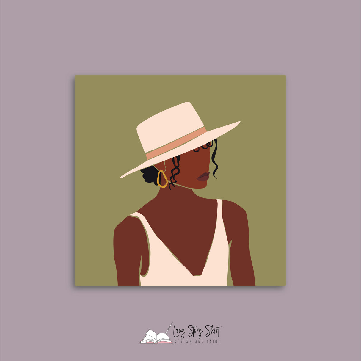 Abstract Lady Boss Pack Five Vinyl Label Pack