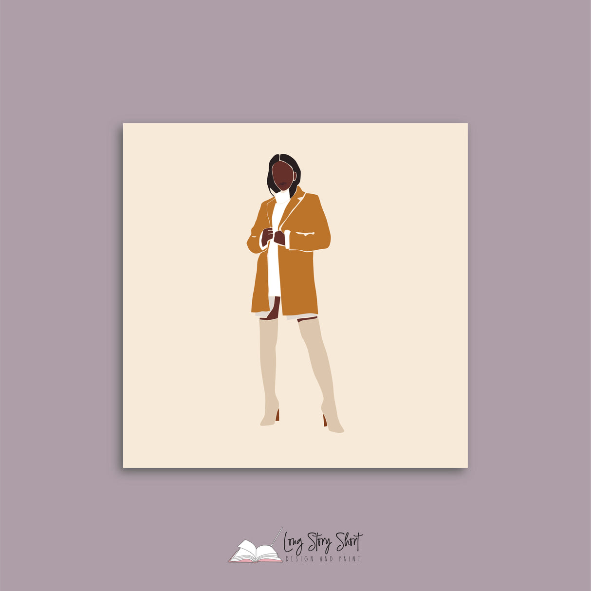 Abstract Lady Boss Pack Seven Vinyl Label Pack