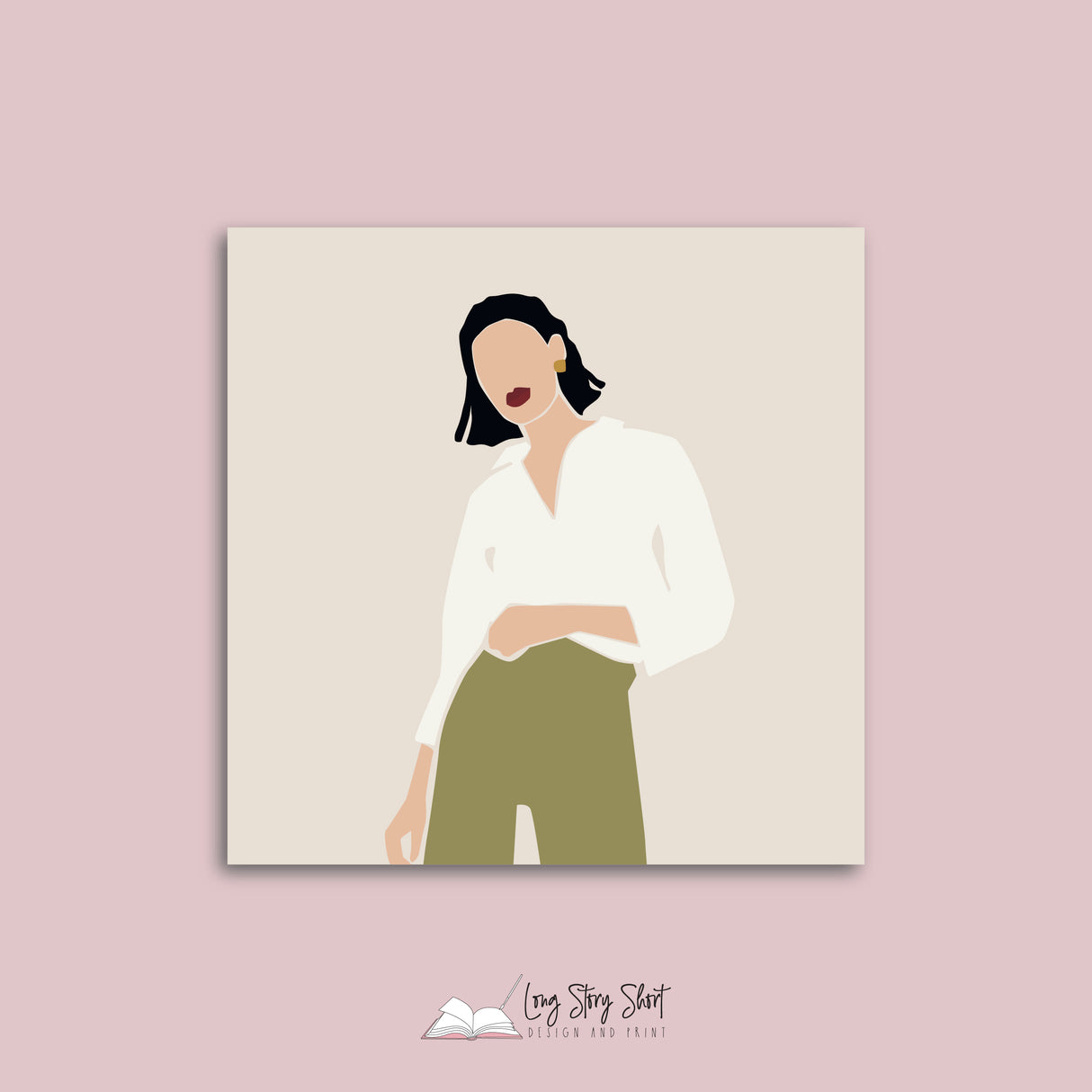 Abstract Lady Boss Pack Seven Vinyl Label Pack