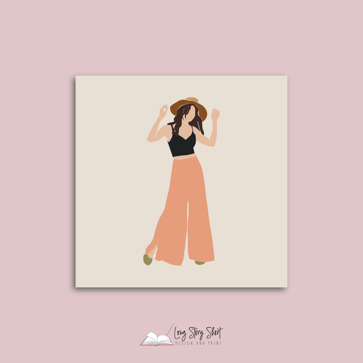 Abstract Lady Boss Pack Eight Vinyl Label Pack