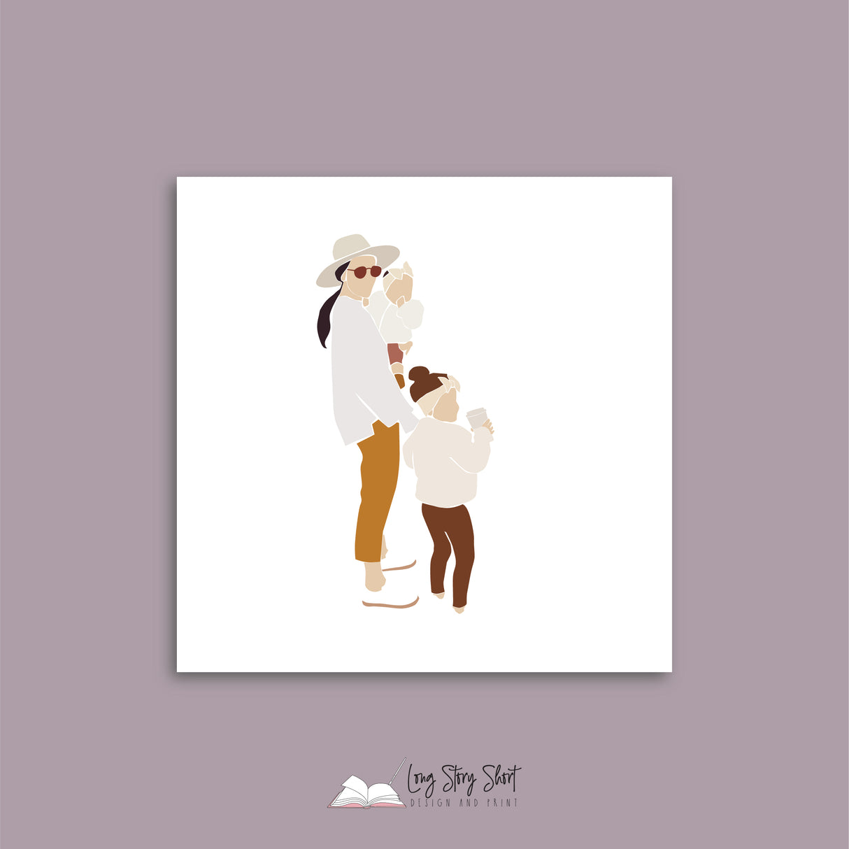 Abstract Family Pack Three Vinyl Label Pack