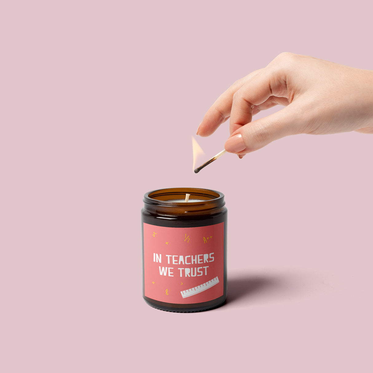 In teachers we trust Square Vinyl Label Pack Matte/Gloss