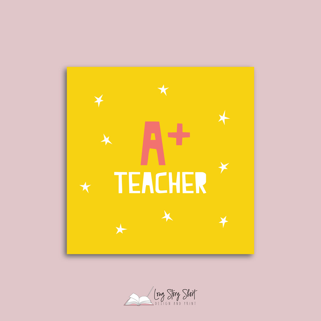 In teachers we trust Square Vinyl Label Pack Matte/Gloss