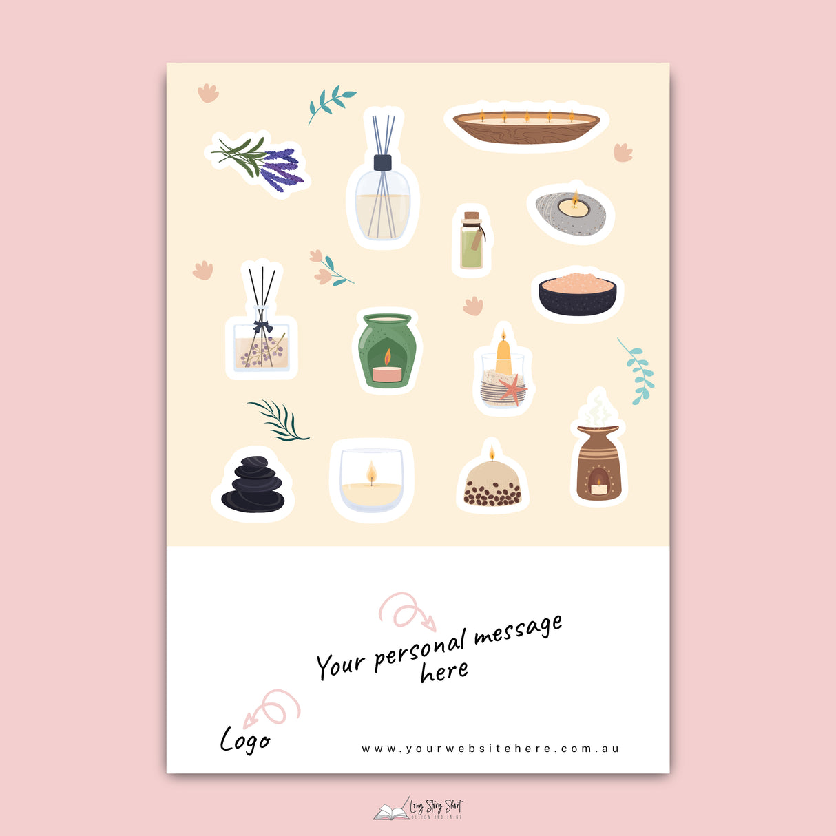 Aromatherapy Sticker Sheet (design 1)