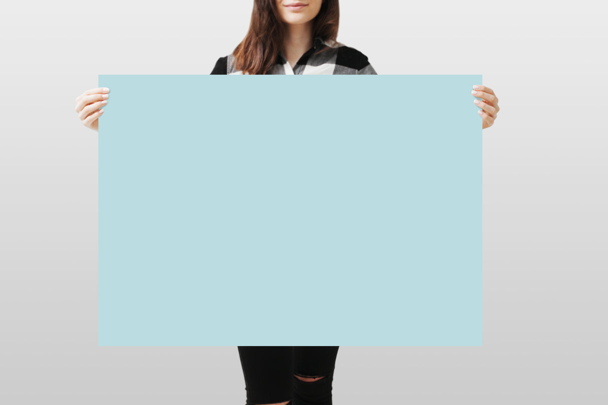 Photography Backdrop - Pastel Sky Blue