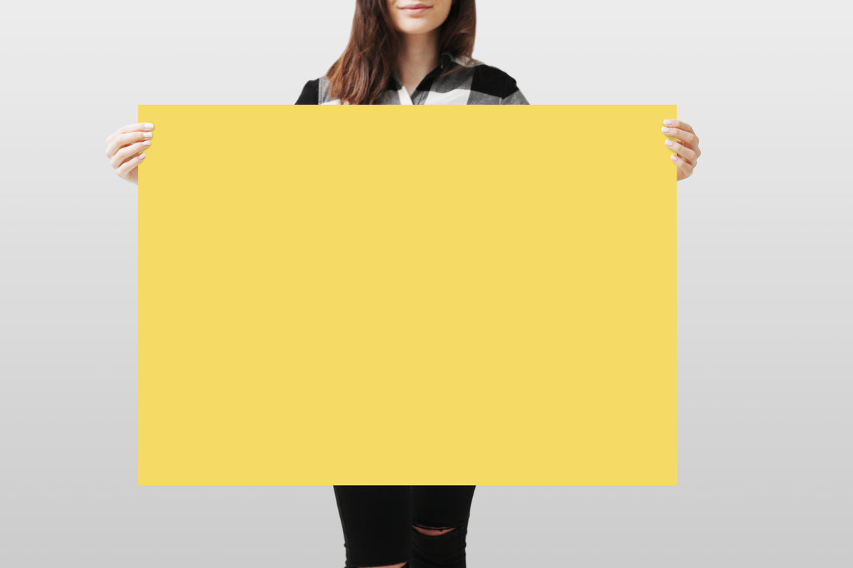 Photography Backdrop - Lemon Yellow