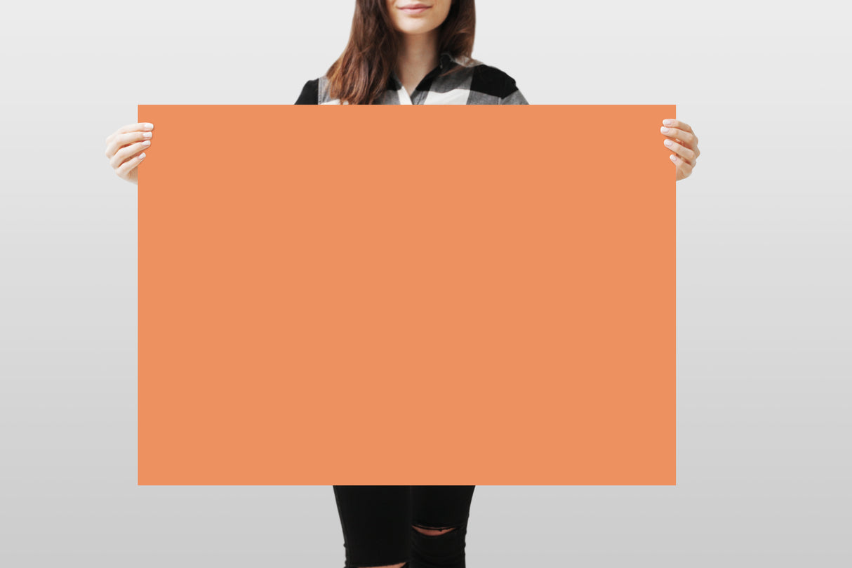 Photography Backdrop - Orange