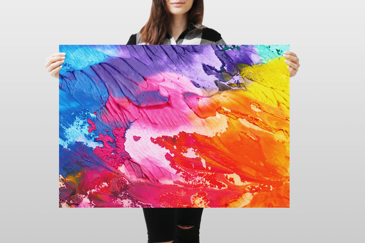 Photography Backdrop - Rainbow Watercolour