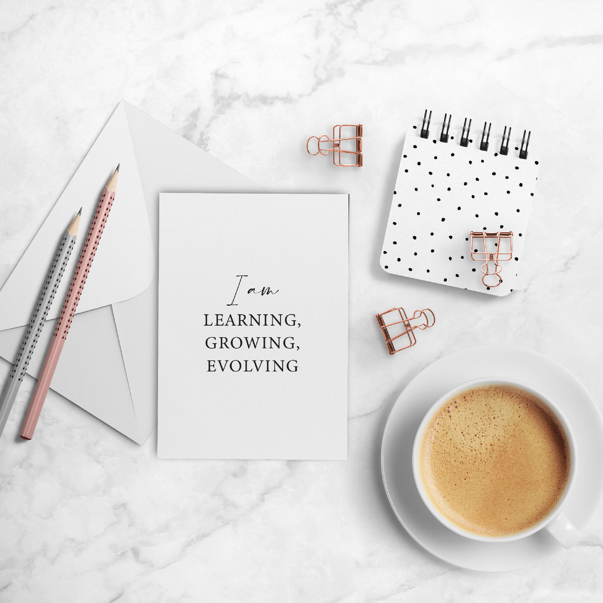 Flat Lay/Affirmation Cards