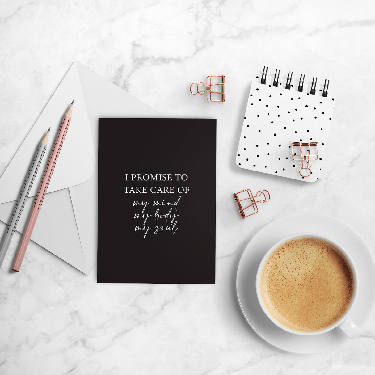 Flat Lay/Affirmation Cards