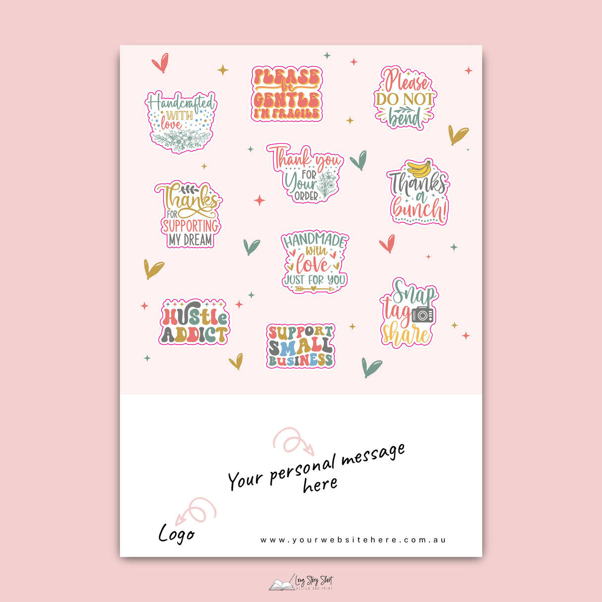 Entrepreneur Sticker Sheet (design 2)