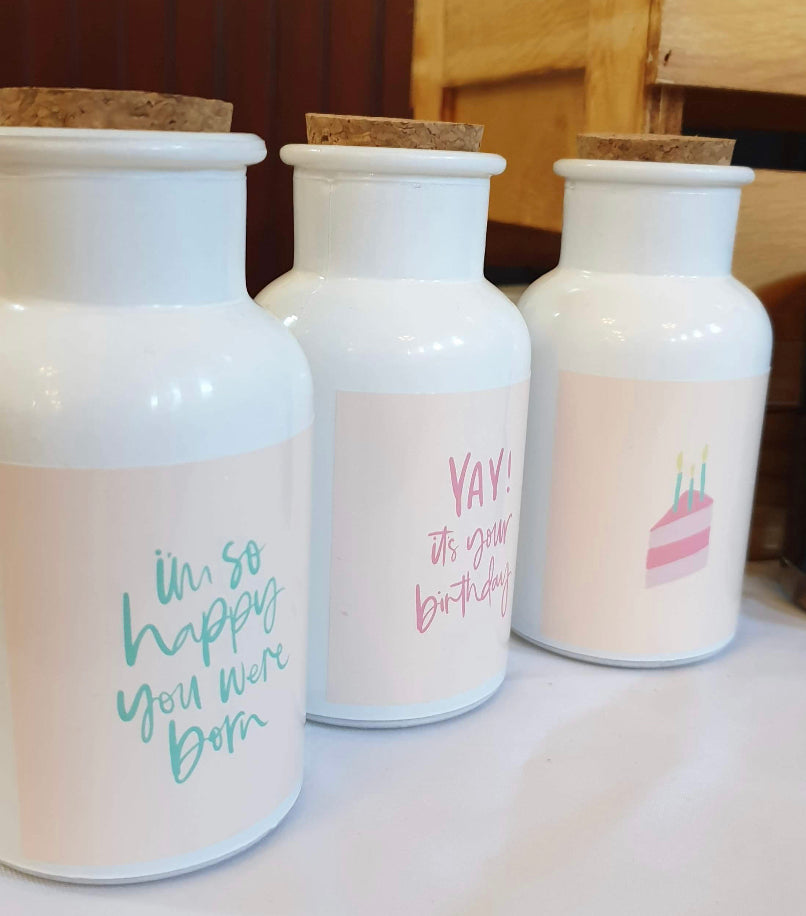 Happy Birthday! Vinyl Label Pack