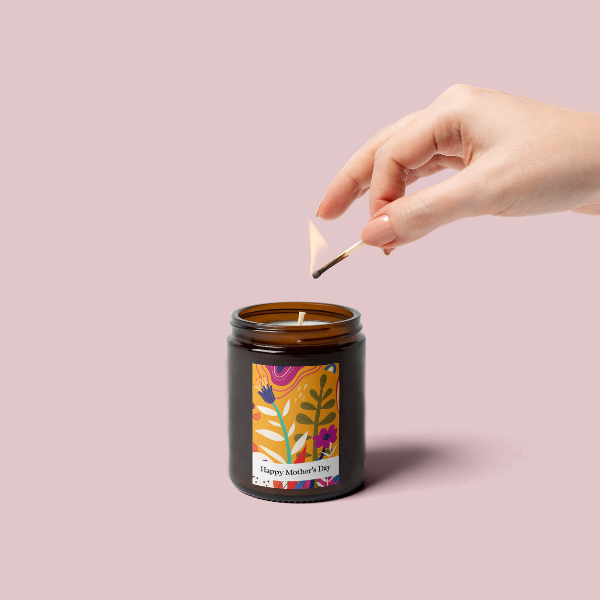 Floral Art Mothers Day Vinyl Label Pack SIXTEEN