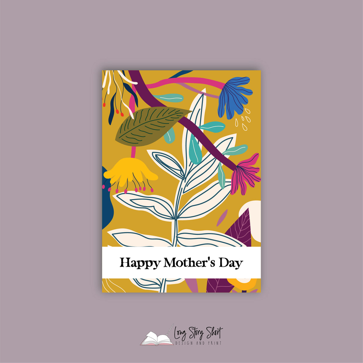 Floral Art Mothers Day Vinyl Label Pack SEVENTEEN