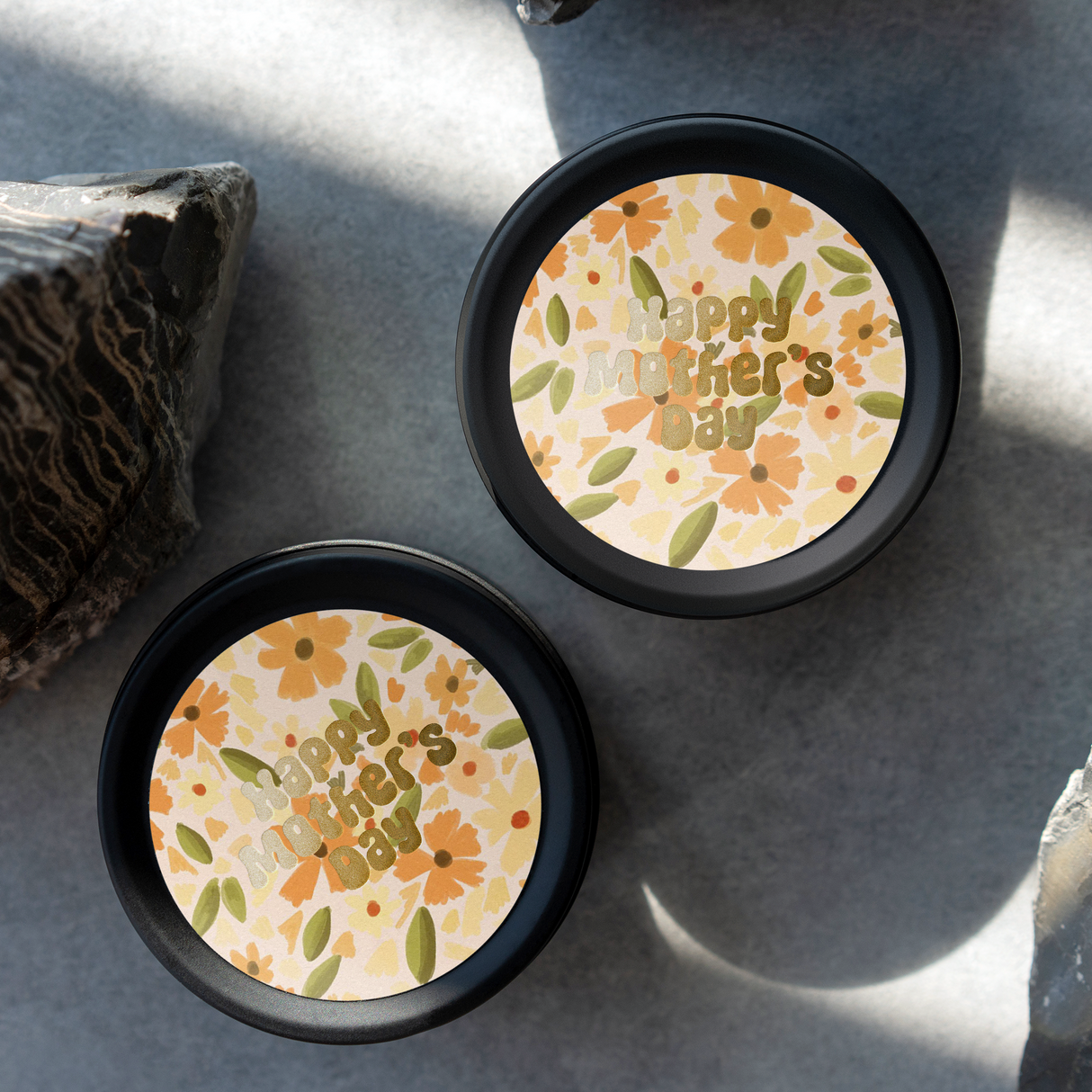 Jess Walker Mothers Day 2023 Vinyl Label Pack SIX (ROUND) FOIL