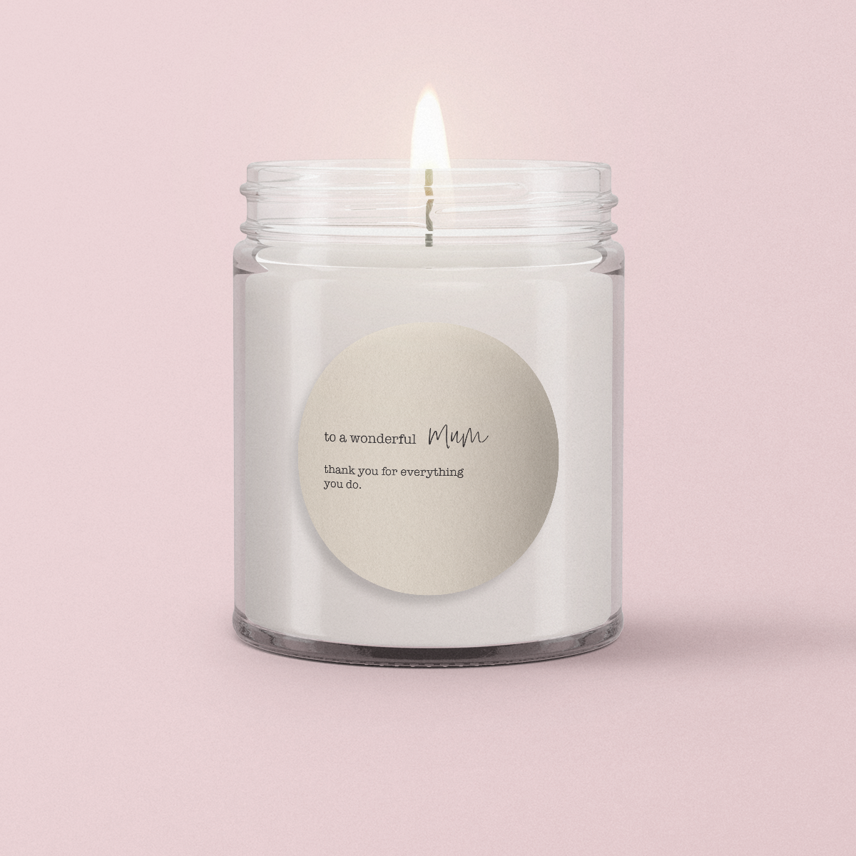 The Minimalist Collection Mothers Day - DESIGN FOUR - ROUND - Matte/Gloss