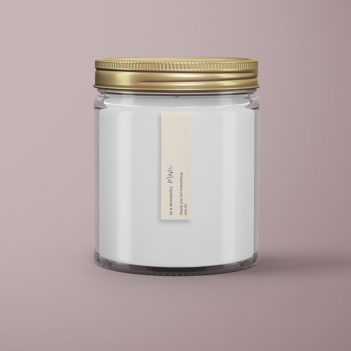 Minimalist Collection Mothers Day - Design Four - SLIM label - Textured