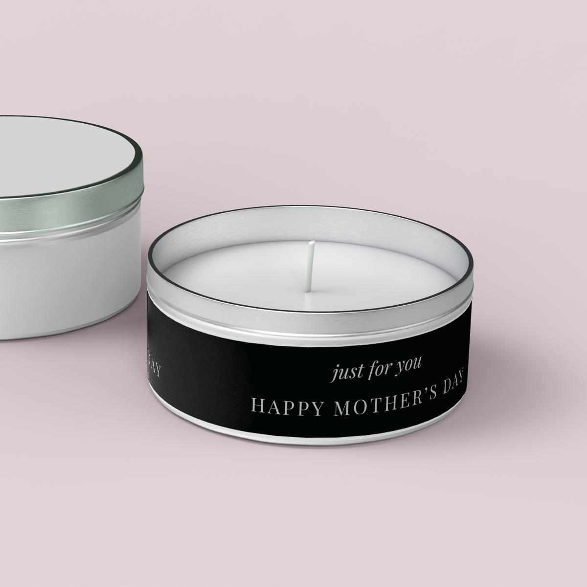 Minimalist Collection Mothers Day - Design One - Travel Tin Wrap - Textured