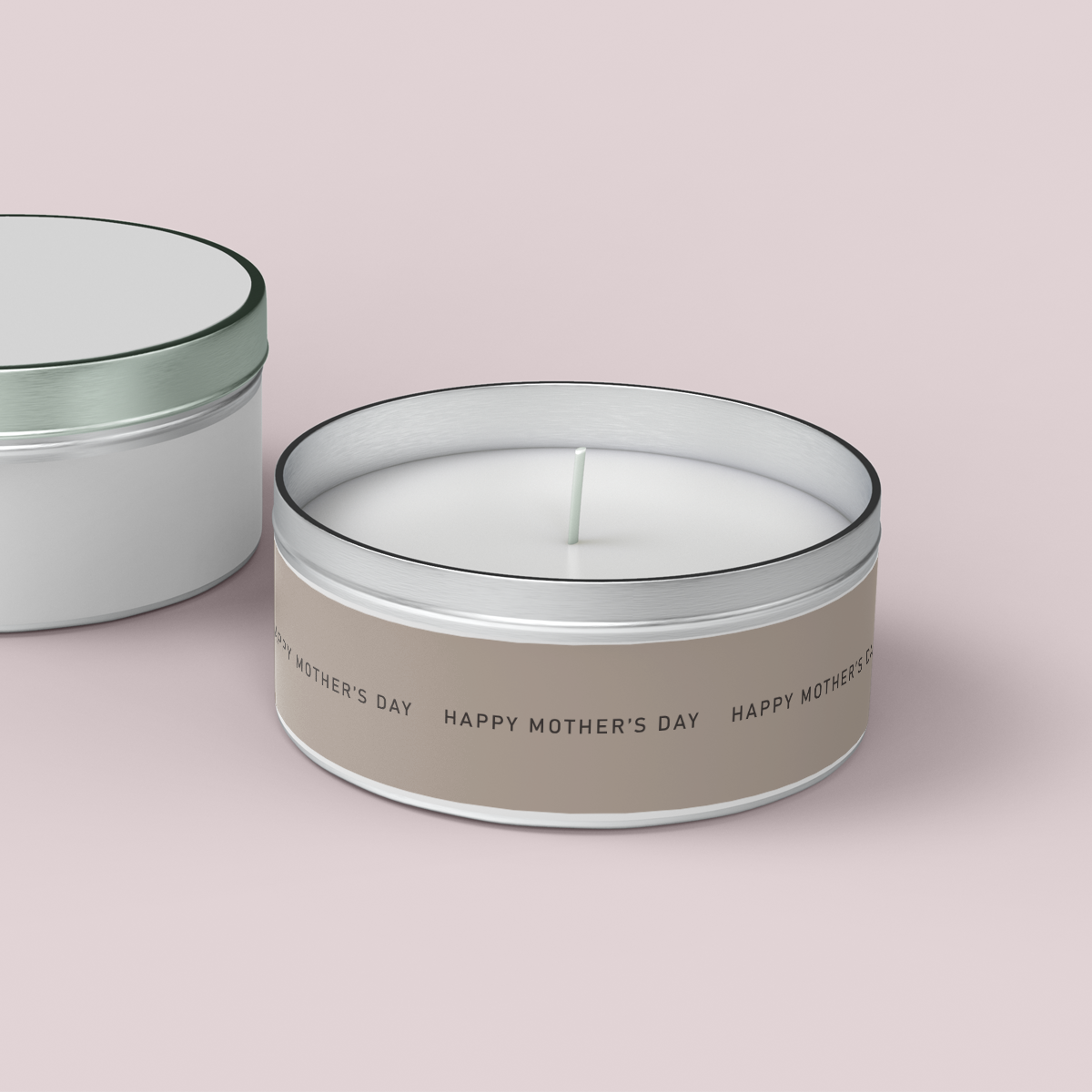 Minimalist Collection Mothers Day - Design Two - Travel Tin Wrap - Matte/Gloss