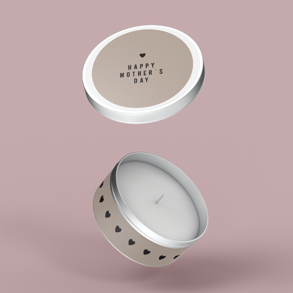 Minimalist Collection Mothers Day - Travel Tin Set - Design SIX - Textured