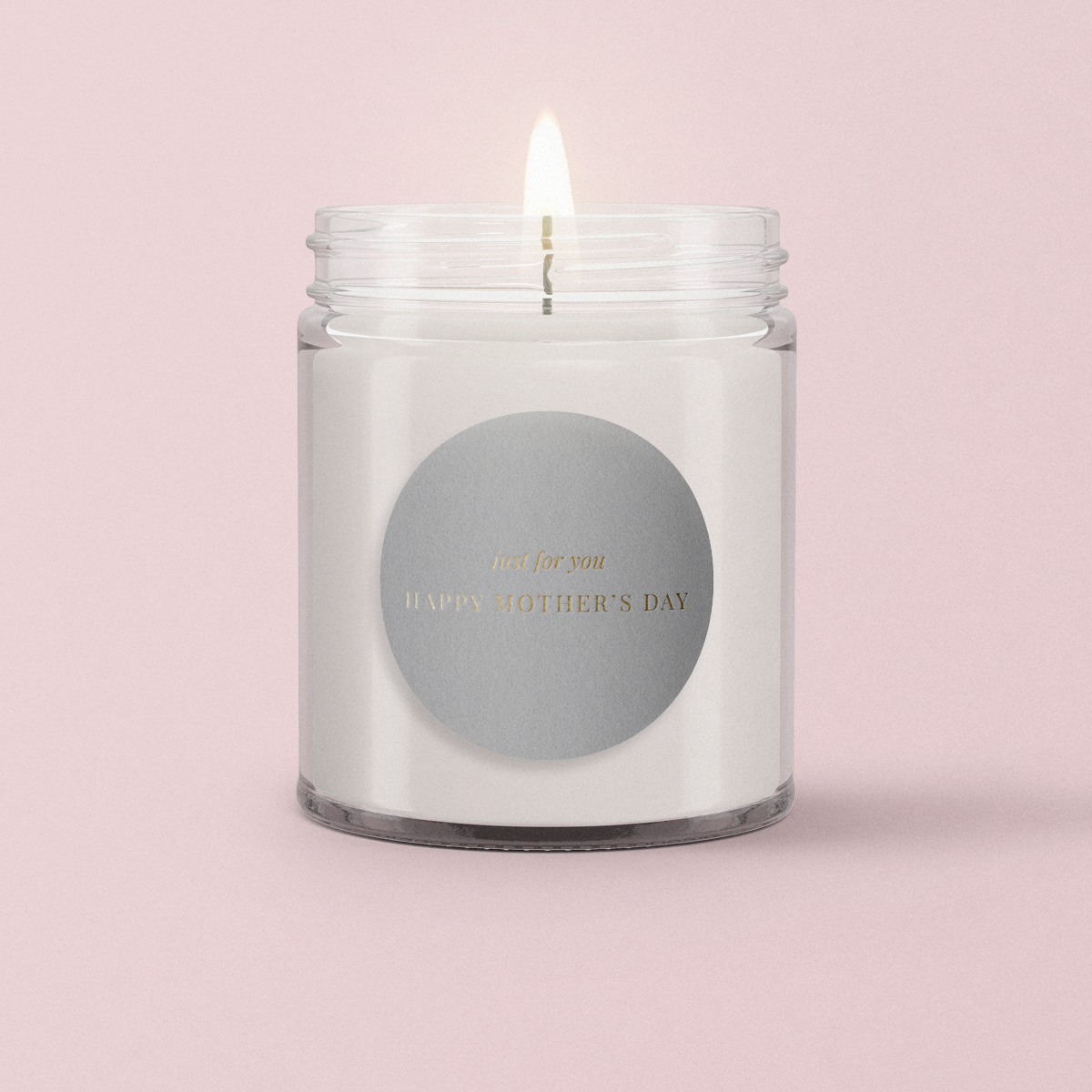 Minimalist Collection Mothers Day - DESIGN ONE - ROUND - FOIL