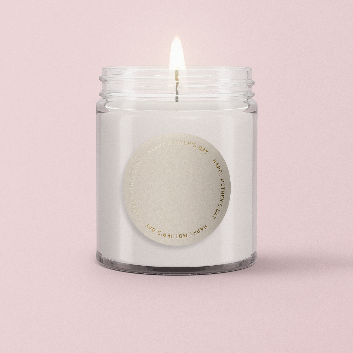 Minimalist Collection Mothers Day - DESIGN TWO - ROUND - FOIL