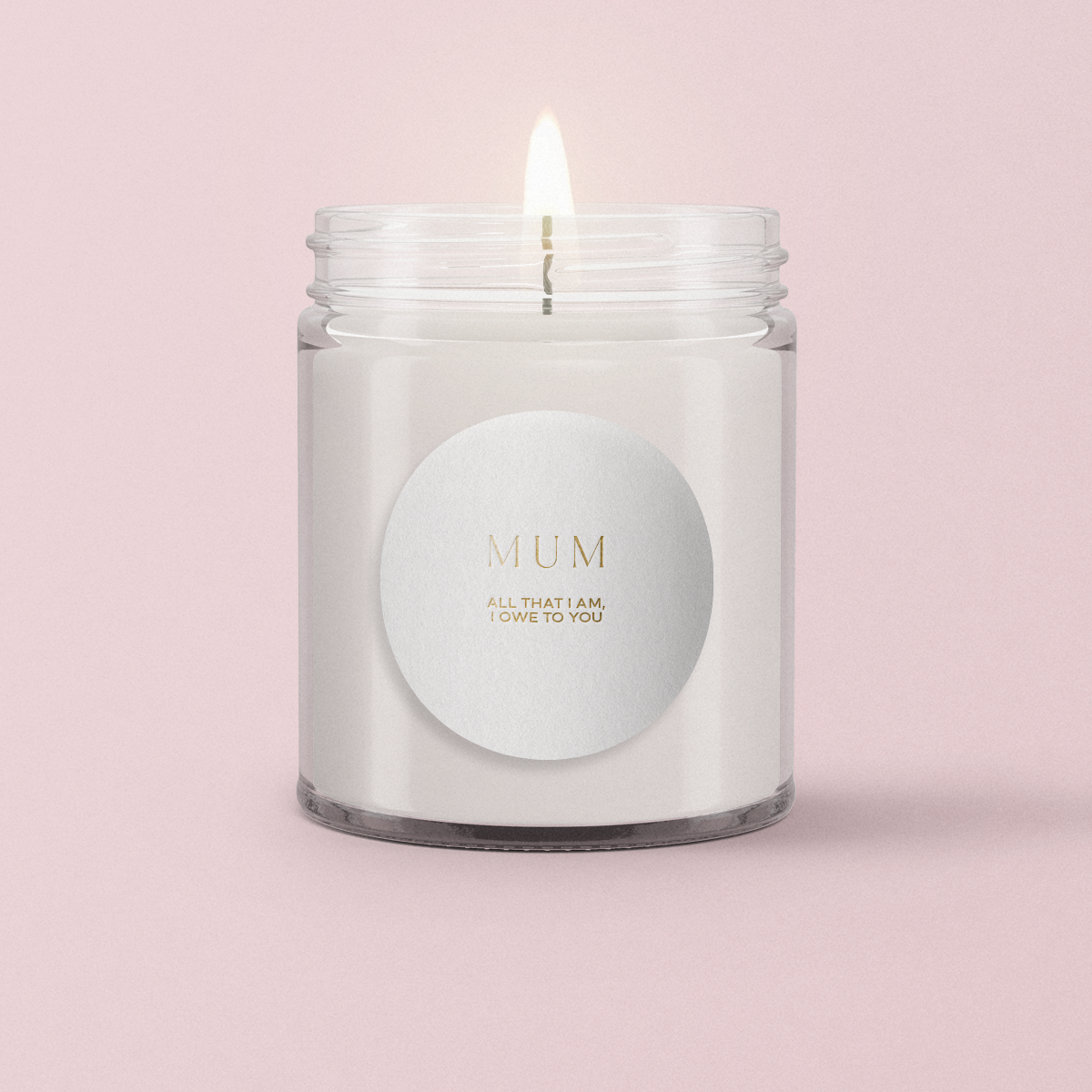 Minimalist Collection Mothers Day - DESIGN THREE - ROUND - FOIL