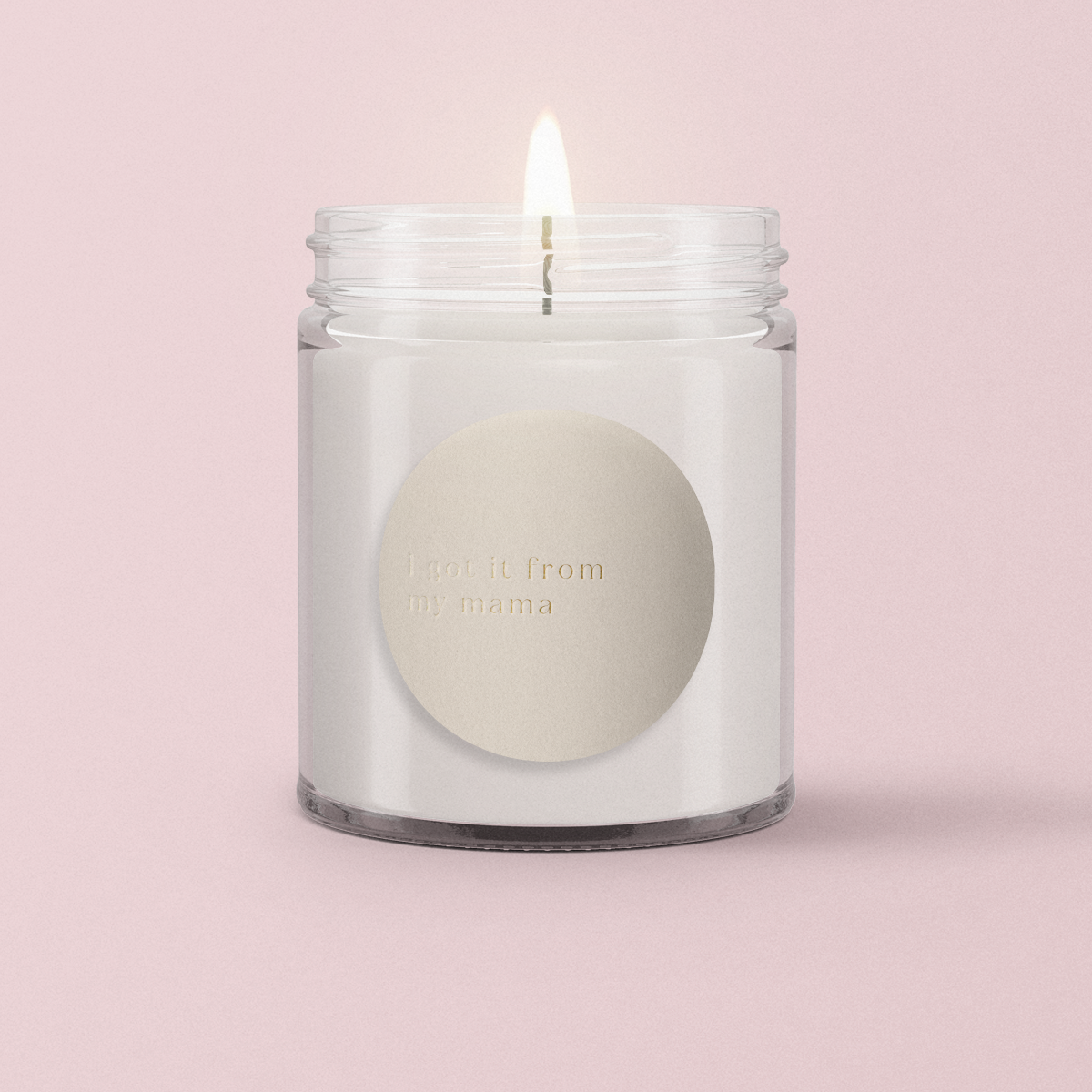 Minimalist Collection Mothers Day - DESIGN SEVEN - ROUND - FOIL