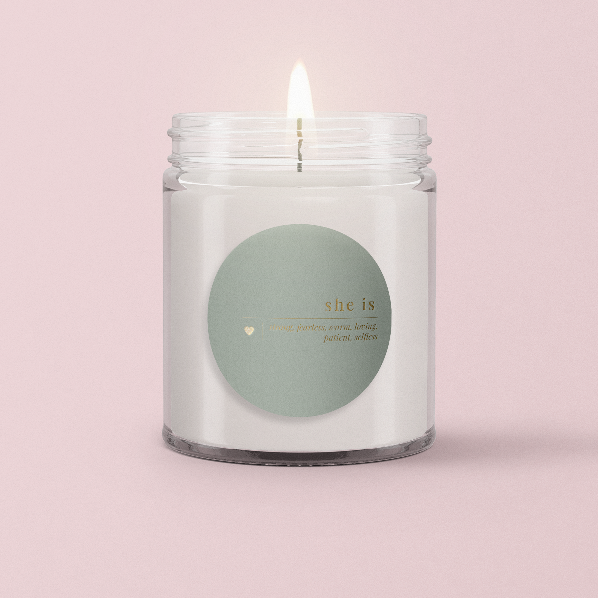 Minimalist Collection Mothers Day - DESIGN NINE - ROUND - FOIL