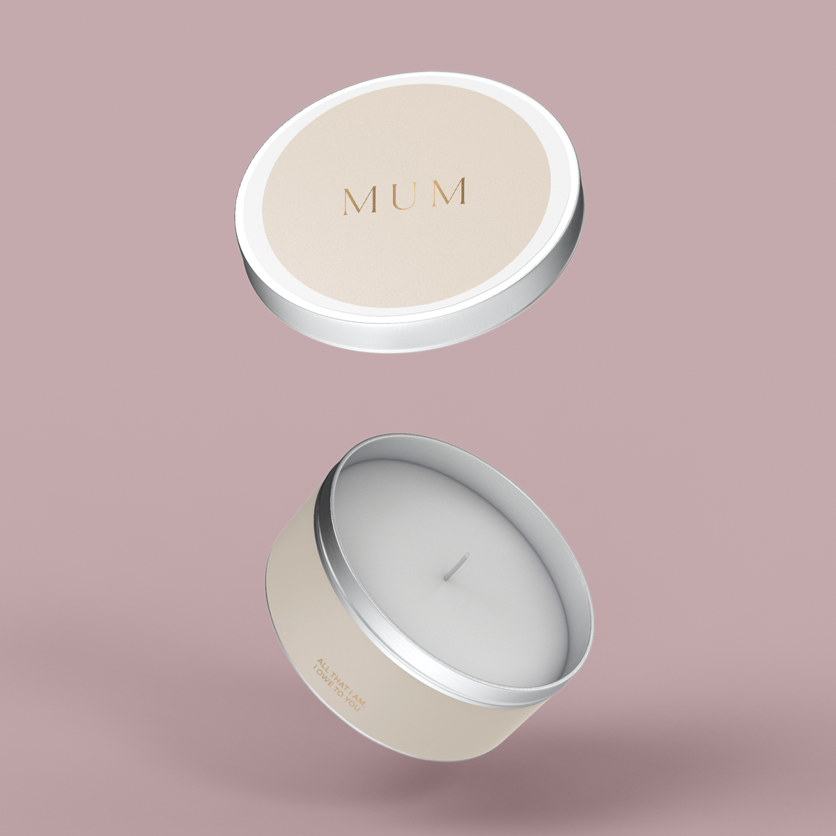 Minimalist Collection Mothers Day - Travel Tin Set - Design THREE - Foil