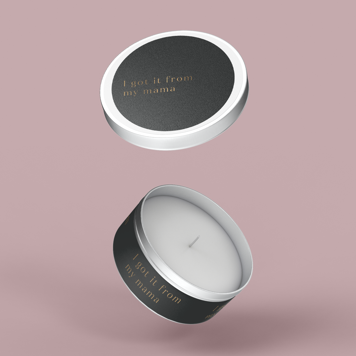 Minimalist Collection Mothers Day - Travel Tin Set - Design SEVEN - Foil