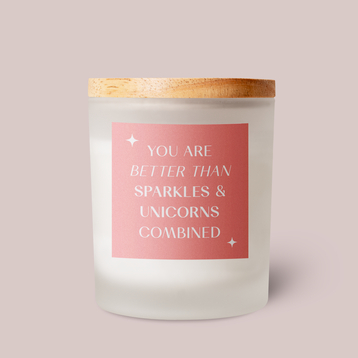 ColourPop Collection - Greetings Edition - You are better than Sparkles and Unicorns combined - SQUARE - Textured